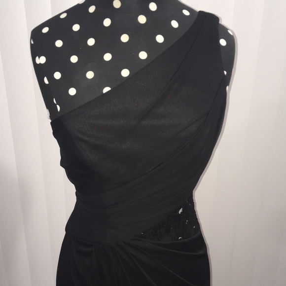 SOLD!!! David’s bridal black dress - Picture 3 of 15